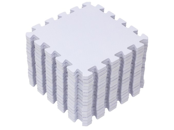 Covoraș de joacă puzzle Silver 120x120cm