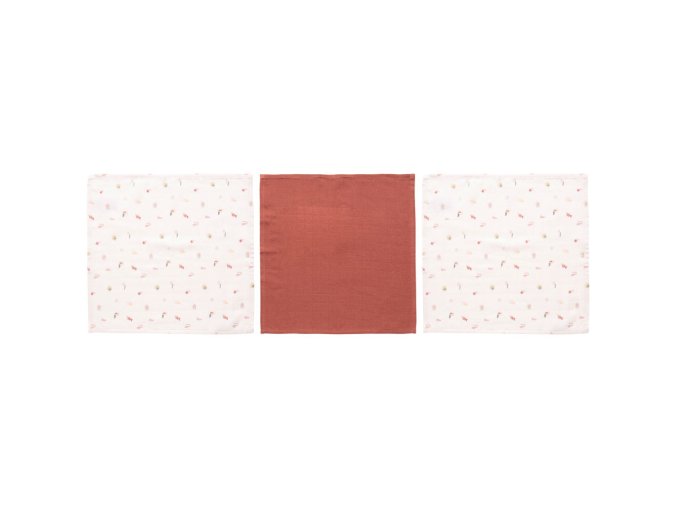 Lavețele muselină pentru față Luma Sunset Shapes 3buc