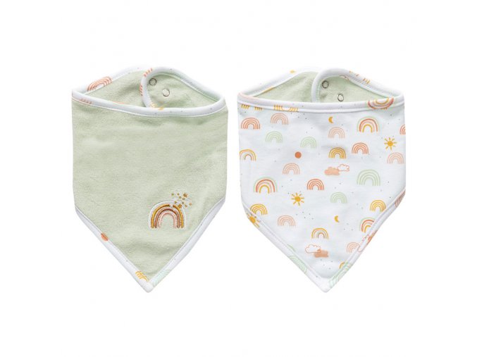 Baveta  Bébé-jou Rainbow Sky 2buc