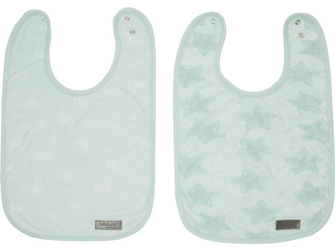 Set bavete Bébé-Jou Fabulous Morning Mint 2buc