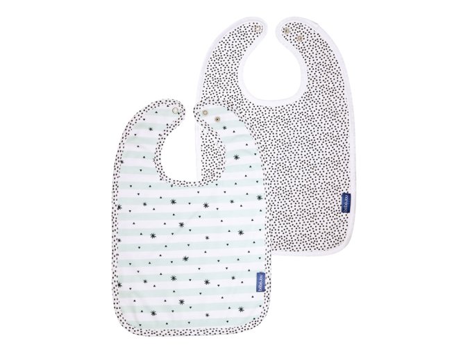 Set bavete Bébé-Jou Hello Little One 2buc