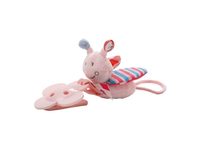 Lanț suzetă cu buburuză de pluș Bébé-Jou ABC