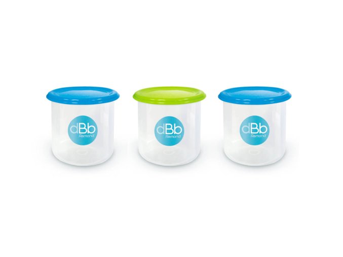 dBb Set de 3 boluri de 300 ml cu capac