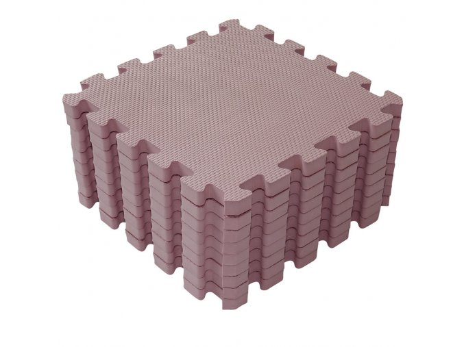 Baby Dan Covoraș de joacă puzzle Dusty Rose 90x90 cm