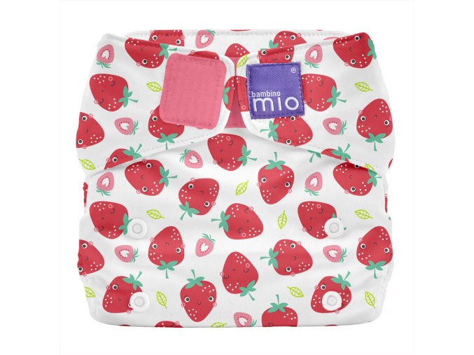 Bambino Mio Miosolo Scutec din pânză all in one Strawberry Cream