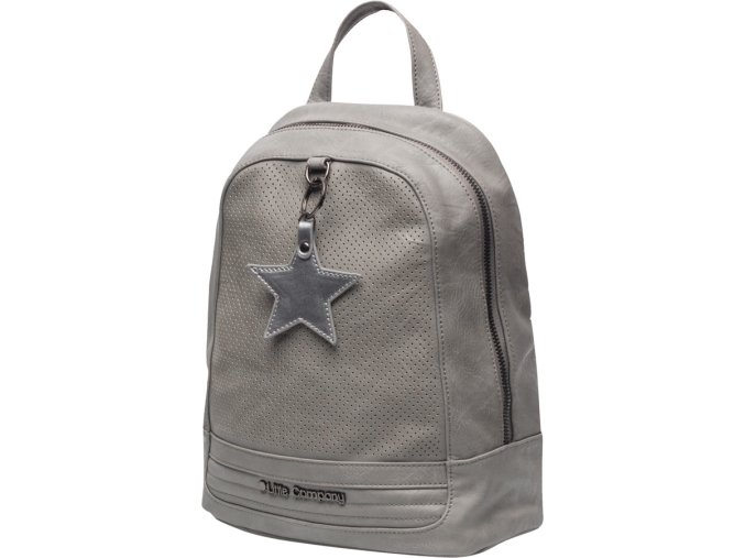 Rucsac gri pentru copii Little Company Anne Perfo Grey