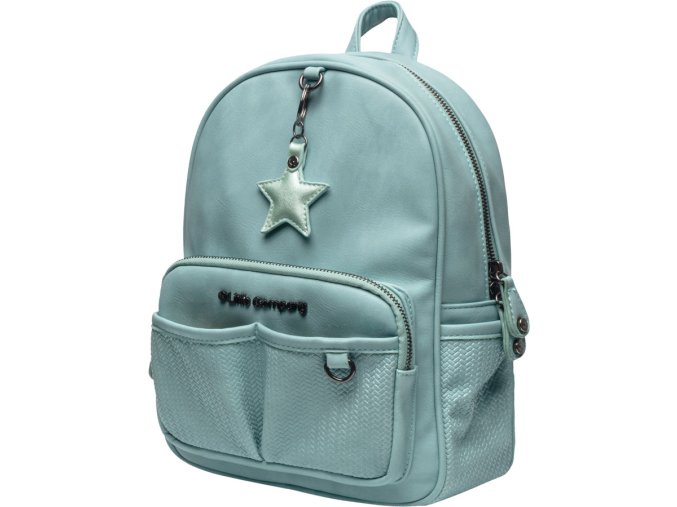 Rucsac pentru copii Little Company Mika knit mint