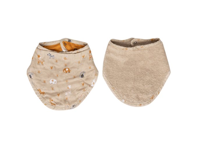 Bavetă tip Bandană Bébé-jou Steppe 2buc