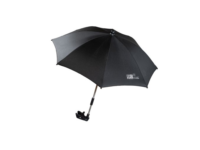BabyDan umbrelă universală de soare pentru cărucior, UV50, • un logo care își schimbă culoarea în funcție de cantitatea de radiații UV