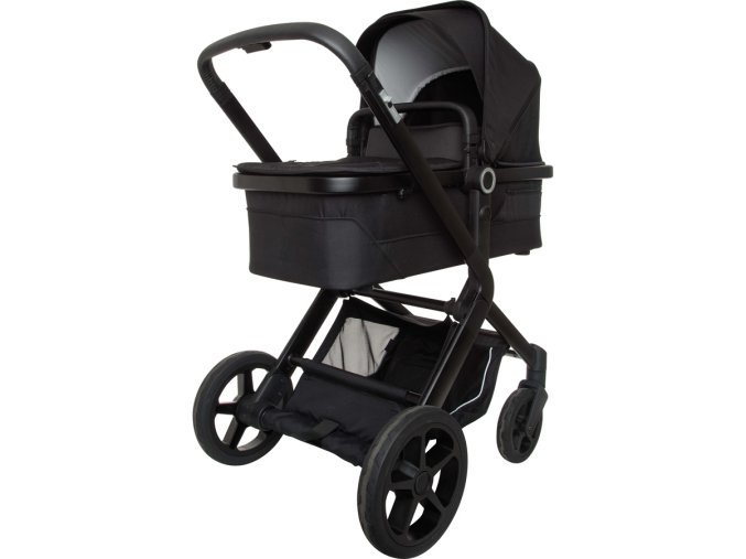 Carucior combinat negru Koelstra  NEXT BLACK în acțiune