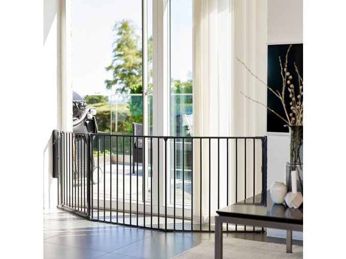 BD76226 Bariera de spatiu Supreme OLAF X neagra 90-225 cm