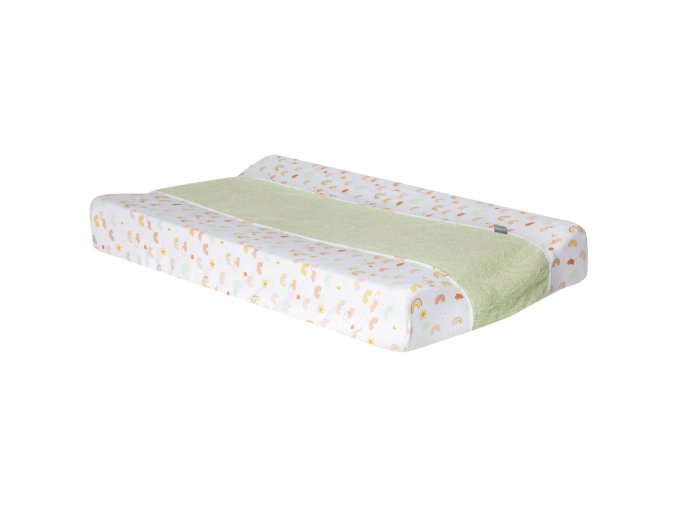 Husă froté pentru o saltea mică Bébé-Jou Rainbow Sky,72x44cm