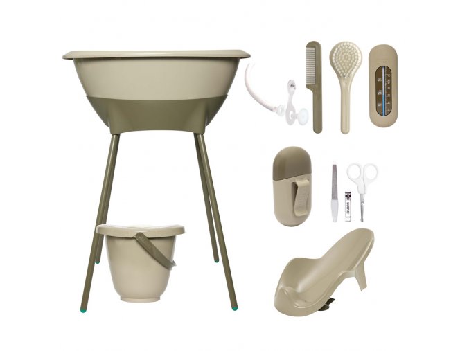 Set de baie LUMA Olive Green