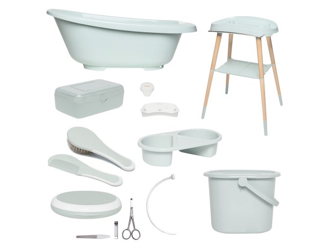 Bébé-jou Sense Plus Set digital de baie 8 componente Sky Green