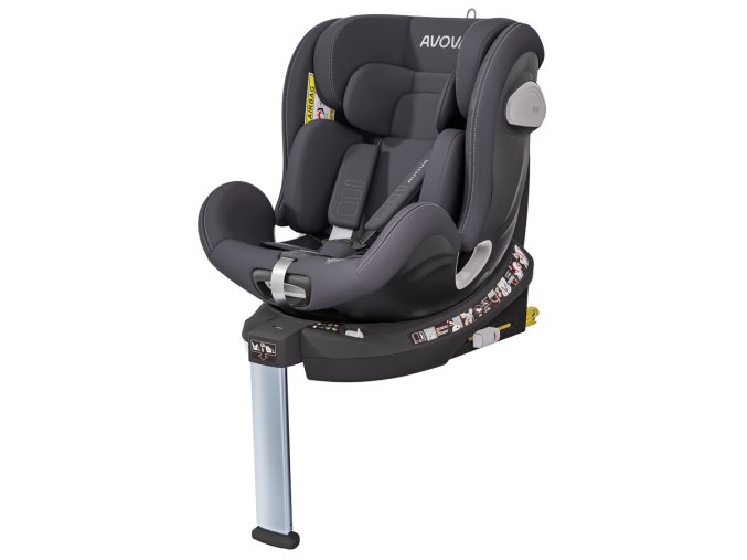 Scaun auto pentru copii Avova Swan-fix I-SIZE 2024 Koala Grey 40-125cm