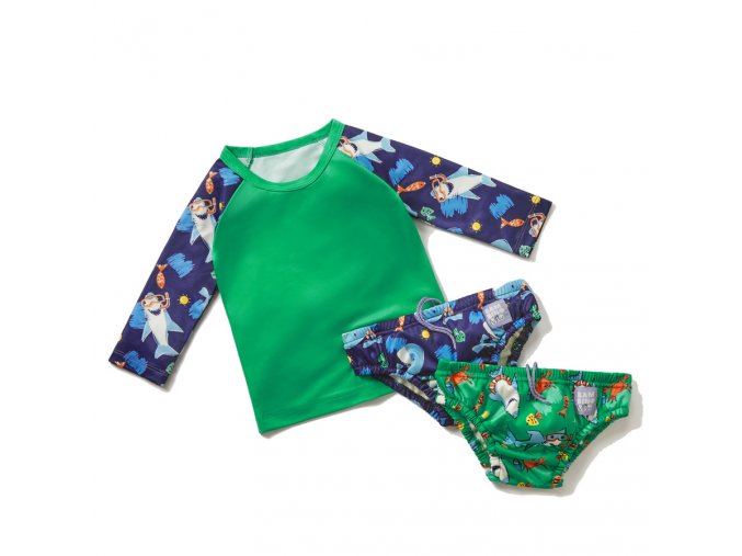 Costum de înot pentru copii 1-2 ani Bambino Mio - Ocean Explorers