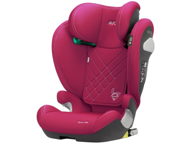 Scaun Auto AVOVA Sora-Fix 2024 Berry Pink, 100-150 cm