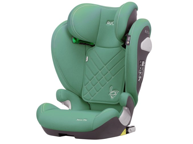 Scaun Auto AVOVA Sora-Fix 2024 Lime Green, 100-150 cm