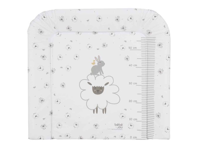 Saltea de înfășat cu trei laturi Bébé-Jou Tiny Sheep,72x77cm