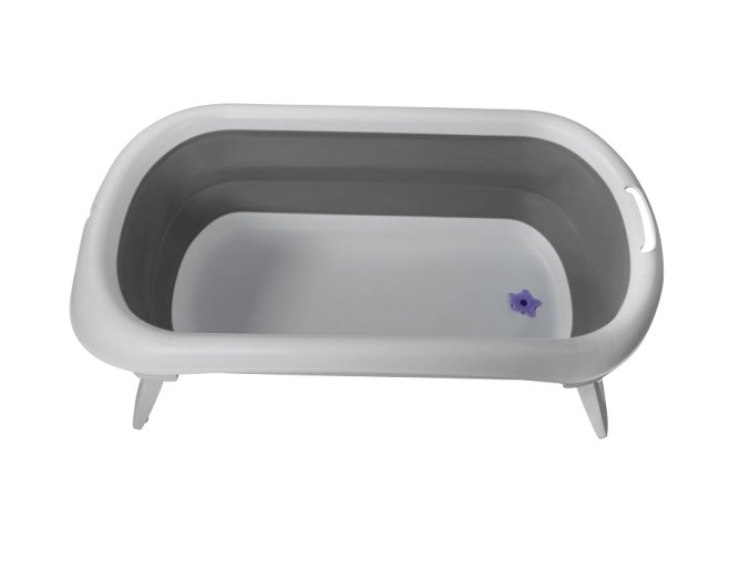 Cădiță de baie pliabila Babydan 30L cu indicație de temperatură