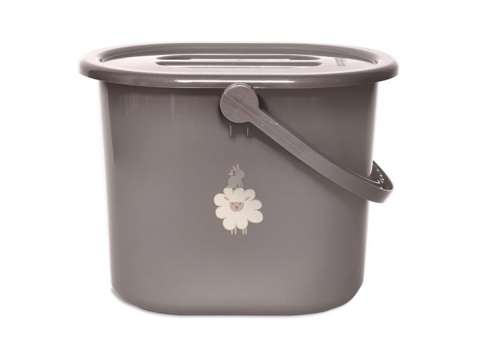 Găleată pentru scutece cu capac Bébé-Jou Farm Friends