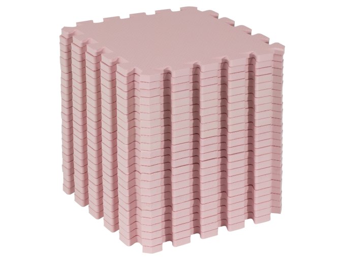Covoraș de joacă puzzle Light Pink 180x120cm