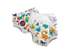 Bambino Mio Set 3buc. chiloței de antrenament 3-4 ani, combo white