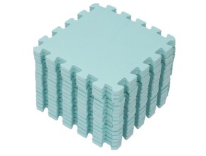 Covoraș de joacă puzzle Light Green 120x120cm