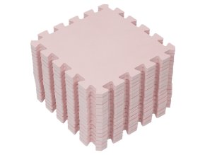 Covoraș de joacă puzzle Light Pink 120x120cm