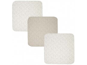 Scutec de muselină 70x70 cm Set 3buc Fabulous Dots