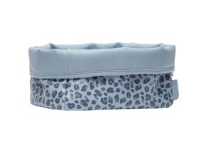 Coșuleț textil pentru nevoile bebelușului Bébé-Jou Leopard Blue