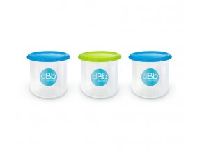 dBb Set de 3 boluri de 300 ml cu capac