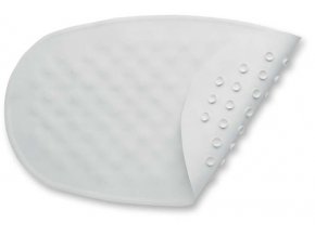 Covoraș antiderapant pentru cadă oval alb 42x25 cm