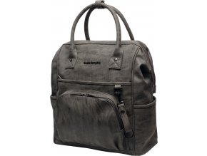 Rucsac gri pentru scutece Little Company Riga knit taupe