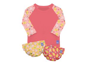 Set Costum de baie pentru bebeluși Bambino Mio Punch M 6-12m
