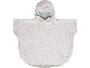 Poncho de mușelină pentru copii Luma Multi Lines