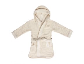 Halat de baie pentru copii Bébé-Jou Pure Cotton Sand