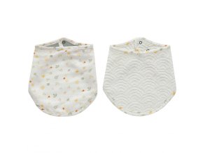 Bavetă tip Bandană Bébé-jou Bohemian Garden 2buc