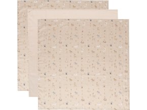 Scutec de muselina 70x70 cm set 3buc Steppe