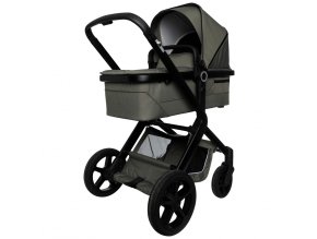 Carucior combinat verde Koelstra NEXT STONE GREEN în acțiune