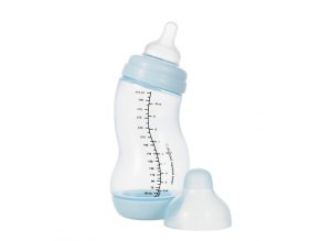 Biberon anticolici ergonomic S-Difrax largă, albastru deschis - 310 ml