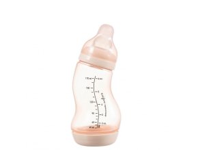 Biberon anticolici ergonomic S-Difrax, roz deschis, 170ml
