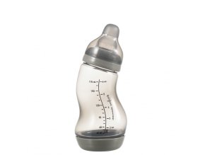 Biberon anticolici ergonomic S-Difrax, gri, 170ml