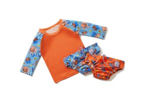 Costum de înot pentru copii 0-6 luni Bambino Mio - Wave Patrol