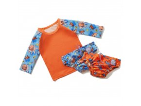 Costum de înot pentru copii 1-2 ani Bambino Mio - Wave Patrol