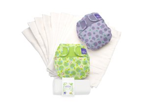 Set de scutece Miosoft Cute Fruit mărimea 1 (până la 9 kg) Bambinomio