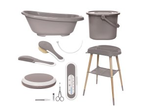 Set de baie Bébé-jou Sense 7 componente Chalk Brown