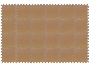 Covoraș de joacă puzzle Brown 180x120cm
