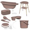 Set de baie digitală Bébé-jou Sense Plus 8 componente Mocha Mousse
