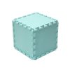 Covoraș de joacă puzzle cu bordură Light Green 92 x 122 cm